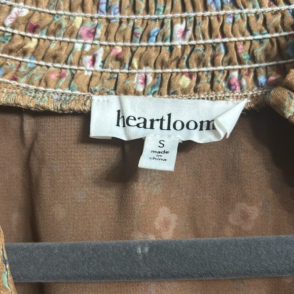 HEARTLOOM Benet Mini Dress in Whiskey SZ Small - Picture 3 of 10